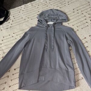 90 Degree By Reflex Gray Hooded Sweatshirt